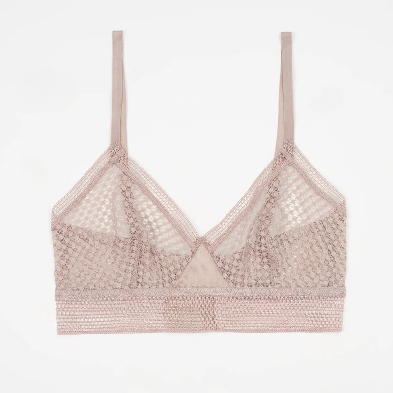Bella Soft Cup Triangle Bra - Vintage Rose