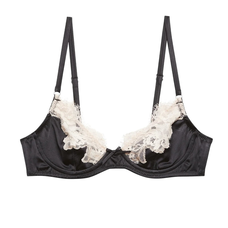 Juliet Silk and Lace Demi Bra