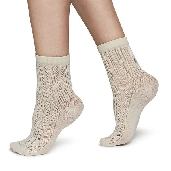 Klara Knit Socks - Natural