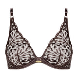Crazy in Love UW Triangle Bra - Satin Brown