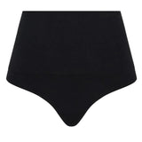 Smooth Comfort High Waist Shaping Thong - Black