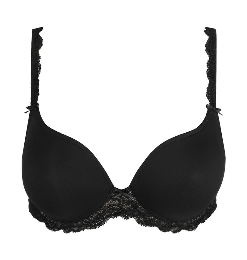Cyrile Padded Heartshape Bra - Black