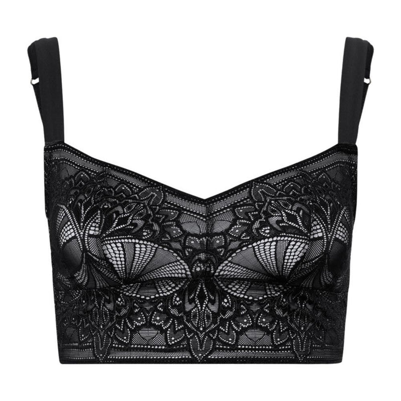 Holly Longline Bralette - Black