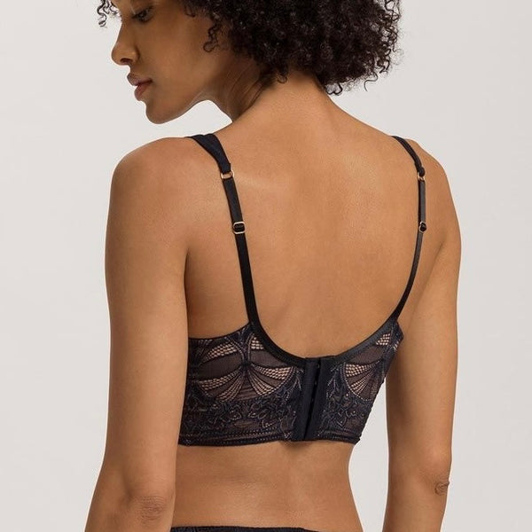 Holly Longline Bralette - Black