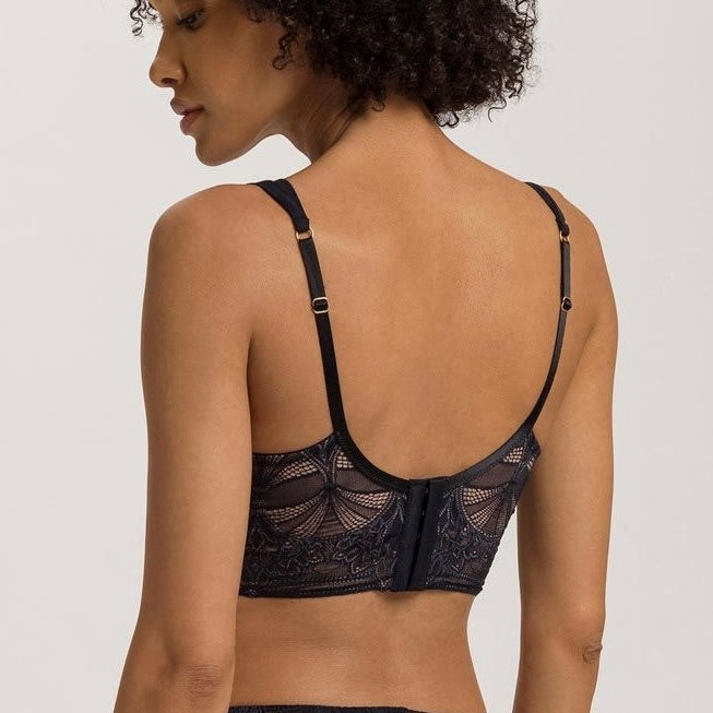Holly Longline Bralette - Black