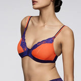 Bremer UW Plunge Bra - Orange Shock