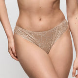 Jane Lace Thong - Sand
