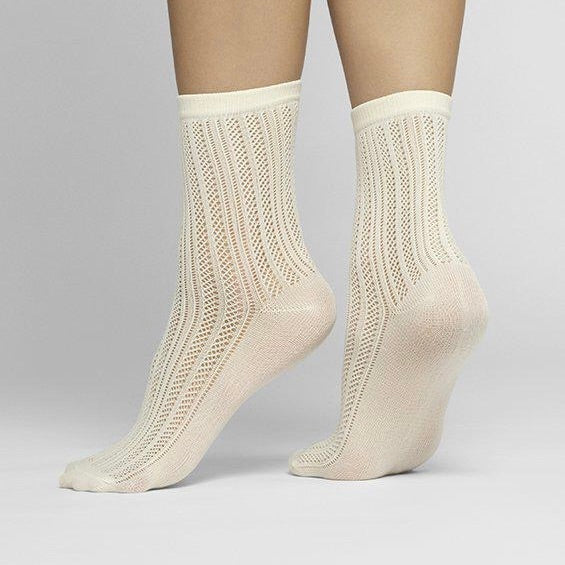 Klara Knit Socks - Natural