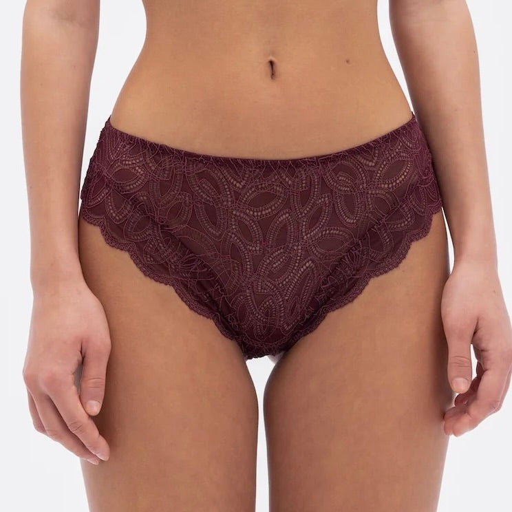 Dahlia Brief - Cherry Lacquer