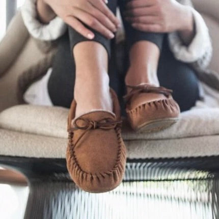 Amity Slippers - Chestnut