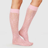 Rosa Lace Knee High - Dusty Pink