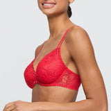 Jane Push Up Bra - True Red