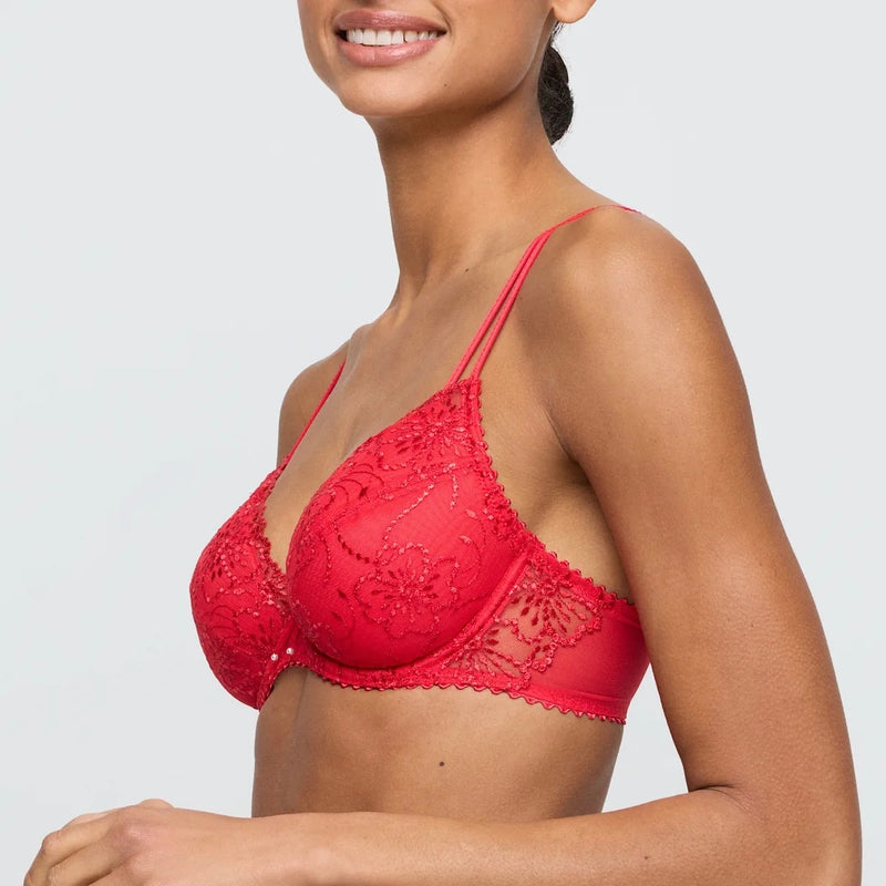 Jane Push Up Bra - True Red