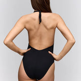 Lita Padded Triangle Swimsuit - Black