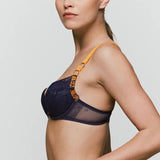 Lovelace Push Up Bra - Evening Blue
