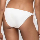 Taleah Tie Side Bikini Brief - Elfin White