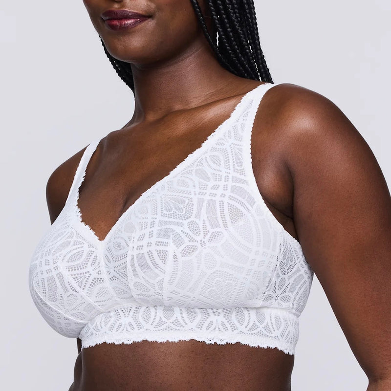 Salerno Curvy Bralette - Natural