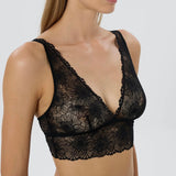 Zinnia Soft Plunge Bra - Black
