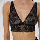 Zinnia Soft Plunge Bra - Black