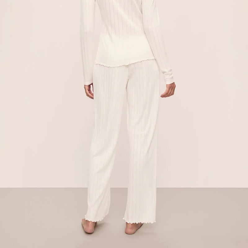 Pointelle Pant - Ivory