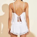 Mariana Romper - White