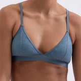 Darling Padded Bralette - Grey Blue