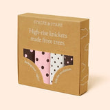 The High Rise Knicker Four Pack - Neapolitan Polka Dot