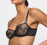 Annaelle Balcony Bra - Black
