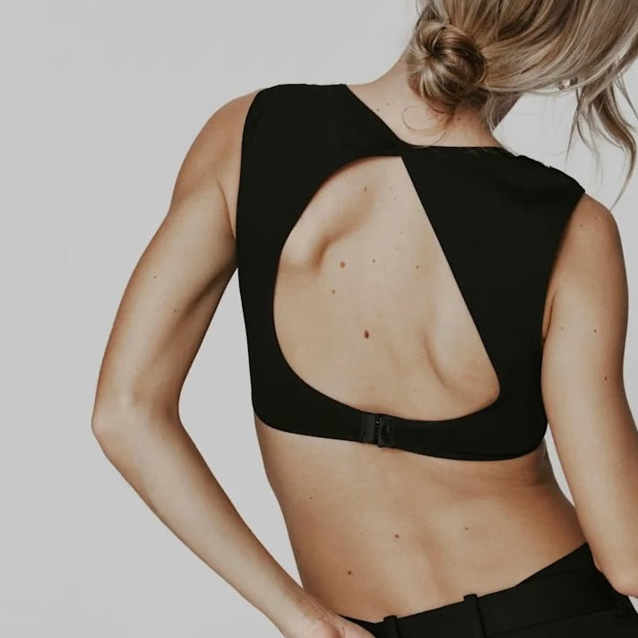 Avit Crop Top - Black