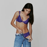 Shavonne Plunge UW Bra - Violet