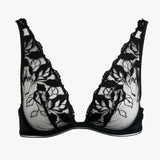 Sin Plunge Bra - Black