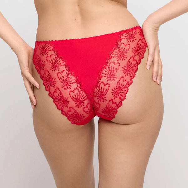 Jane Italian Brief - True Red