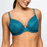 Jane Push Up Bra - Peacock
