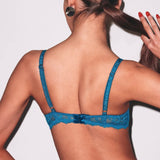 Bianca Lace Bra - Aquamarine