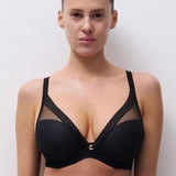 Romance Plunge Bra - Black