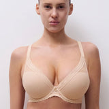 Romance Plunge Bra - Golden Beige