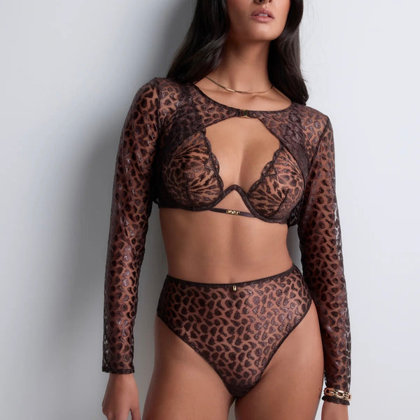 Crazy in Love Bolero - Satin Brown