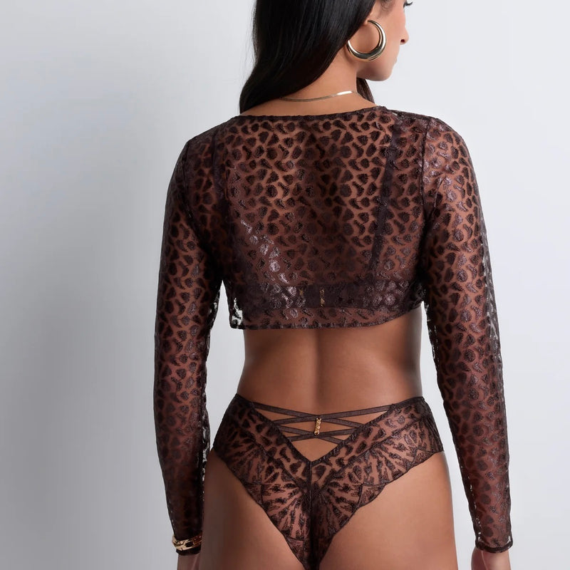 Crazy in Love Bolero - Satin Brown