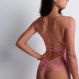 Crazy in Love Bodysuit - Warm Pink