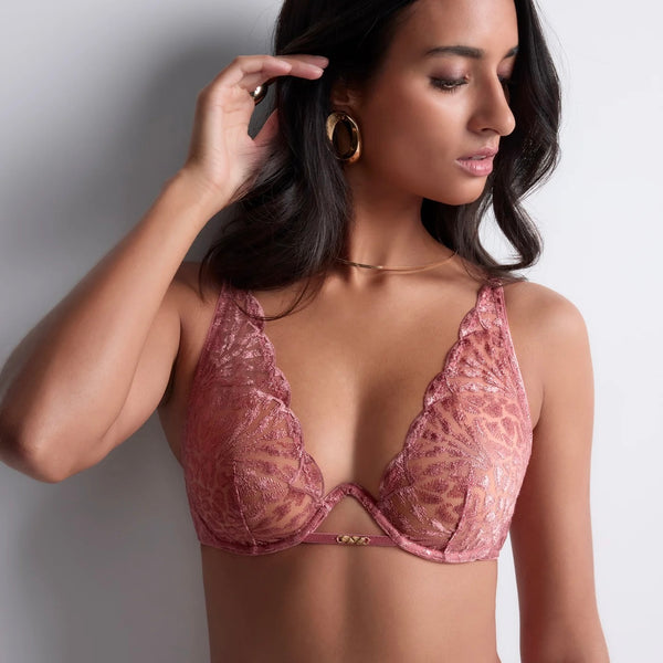 Crazy in Love Mono -Wire Triangle Bra - Warm Pink