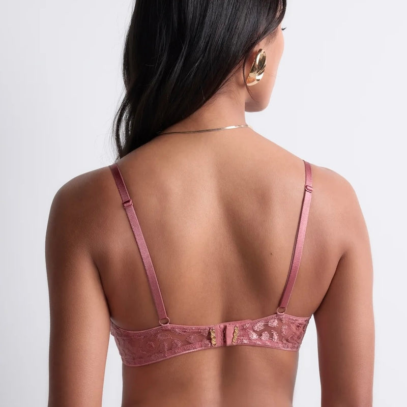 Crazy in Love Mono -Wire Triangle Bra - Warm Pink