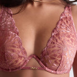 Crazy in Love Mono -Wire Triangle Bra - Warm Pink