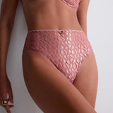 Crazy in Love High Waist Brief - Warm Pink