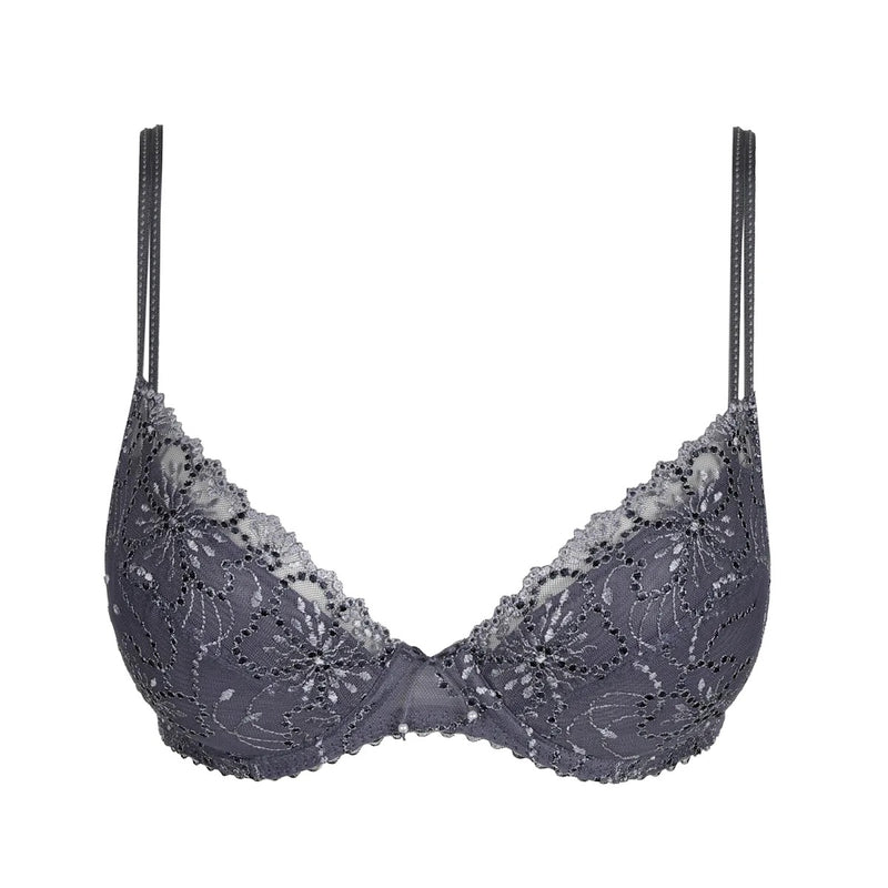 Jane Push Up Bra - Blue Shadow