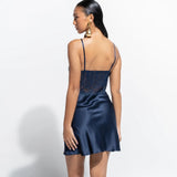 Isabelle Silk Chemise - Midnight