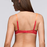 Lovelace Push Up Bra - Hibiscus
