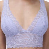 Floral Touch Padded Bralette - Thistle