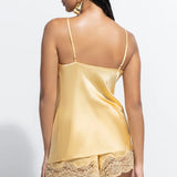 Silk and Lace Camisole - Buttercup
