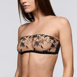 Shay Strapless Bandeau Bra - Black