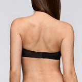 Shay Strapless Bandeau Bra - Black